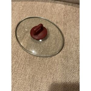 Bella Sensio Yde-1121 Triple Slow Cooker Crock Pot Replacement Lid Red Knob Oval